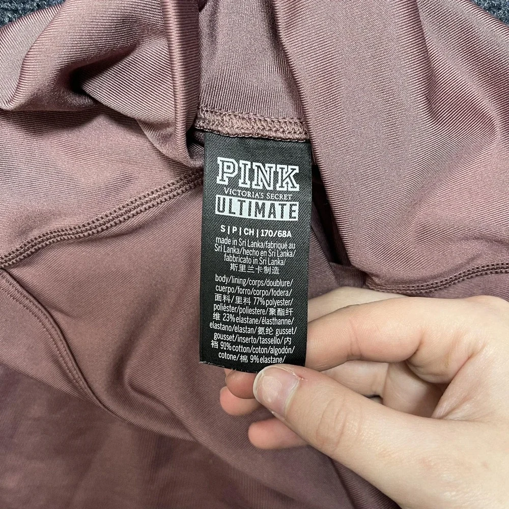 PINK‎ Victoria's Secret Shorts Womens Small Pink High Rise Biker Ultimate Yoga